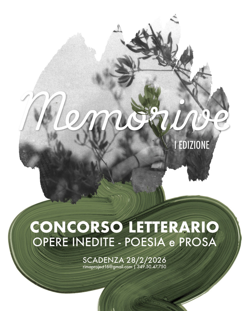 Concorso Letterario Memorive per prosa e poesia.